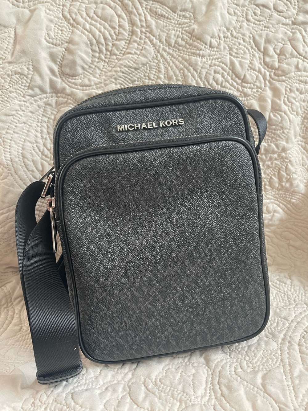 Michael Kors Black Women’s Logo Crossbody Shoulder Bag